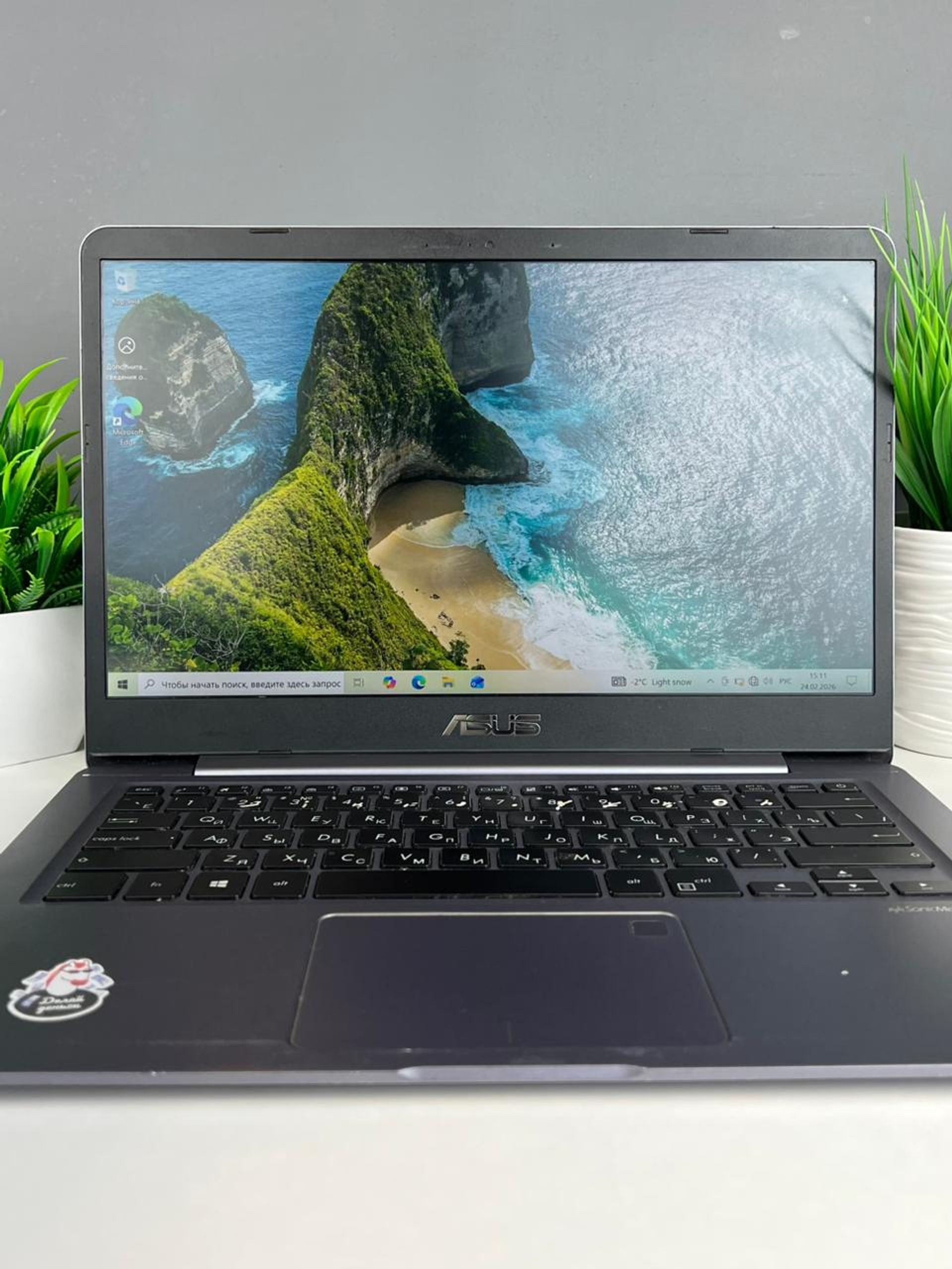 Ноутбук Asus core i3/7-пок  Intel Core i3  7-поколение  ядер 4 GB 128 GB