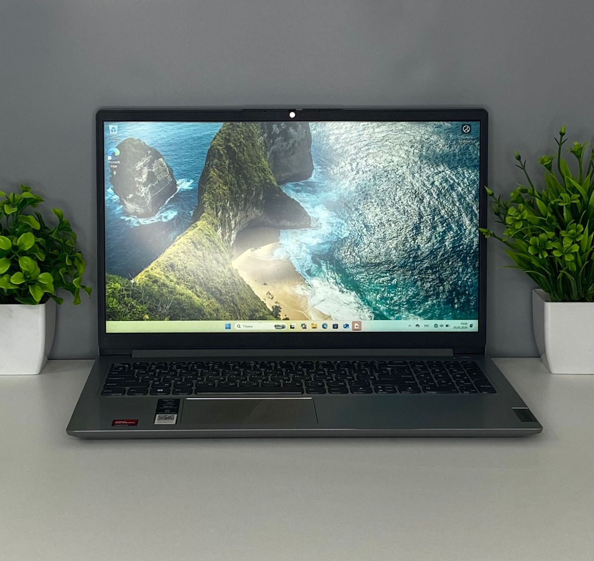 Ноутбук Lenovo ryzen 5 (5-е поколение) 2023 (6 ядер / 12 потоков) AMD Ryzen 5 5-поколение ядер 8 GB 512 GB 16 дюймов