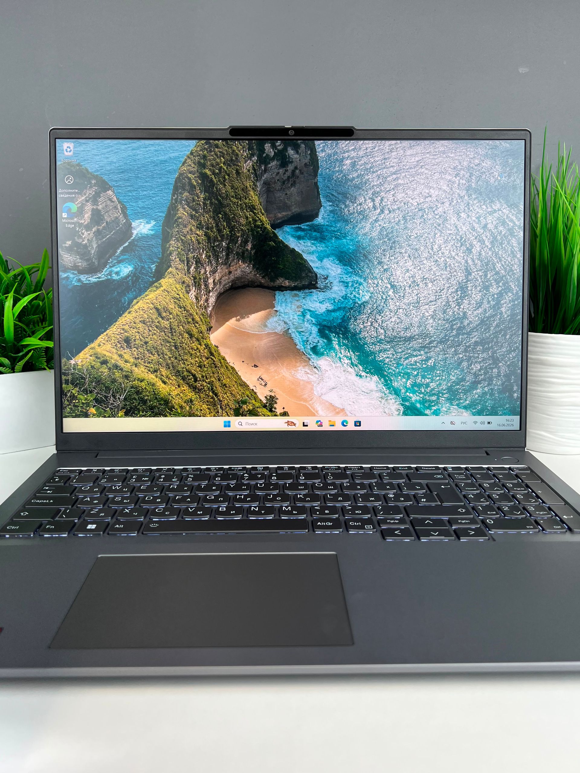 Ноутбук Lenovo ryzen 5 (5-е поколение) 2023 (6 ядер / 12 потоков) AMD Ryzen 5 7-поколение ядер 16 GB 500 GB 14 дюймов