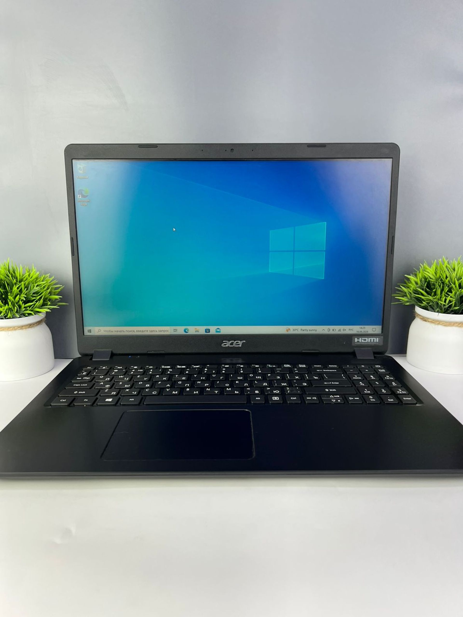 Ноутбук Acer core i5/10 пок  Intel Core i5  10-поколение  ядер 4 GB 16 дюймов