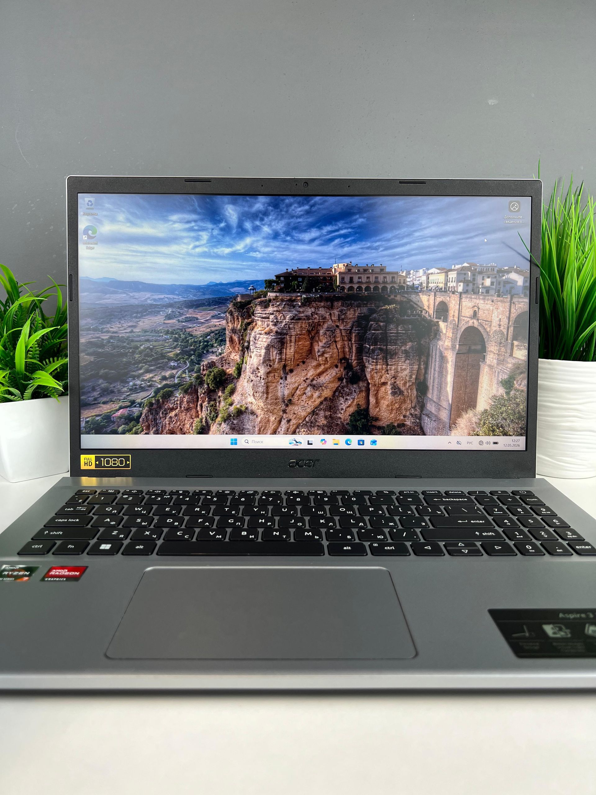 Ноутбук Acer ryzen 7 (5-е поколение) 2023 (8 ядер / 16 потоков) AMD Ryzen 7 5-поколение ядер 8 GB 512 GB