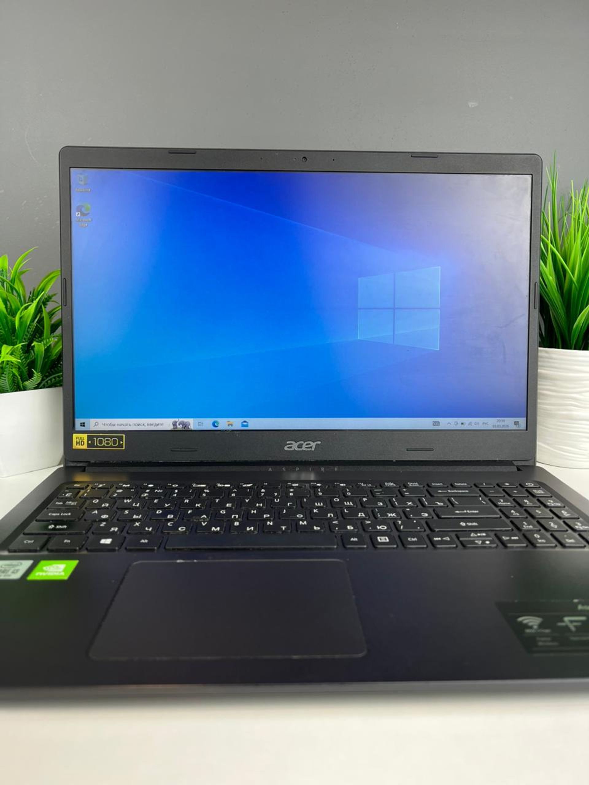 Ноутбук Acer core i3/10-пок  Intel Core i3  10-поколение  ядер 4 GB 500 GB
