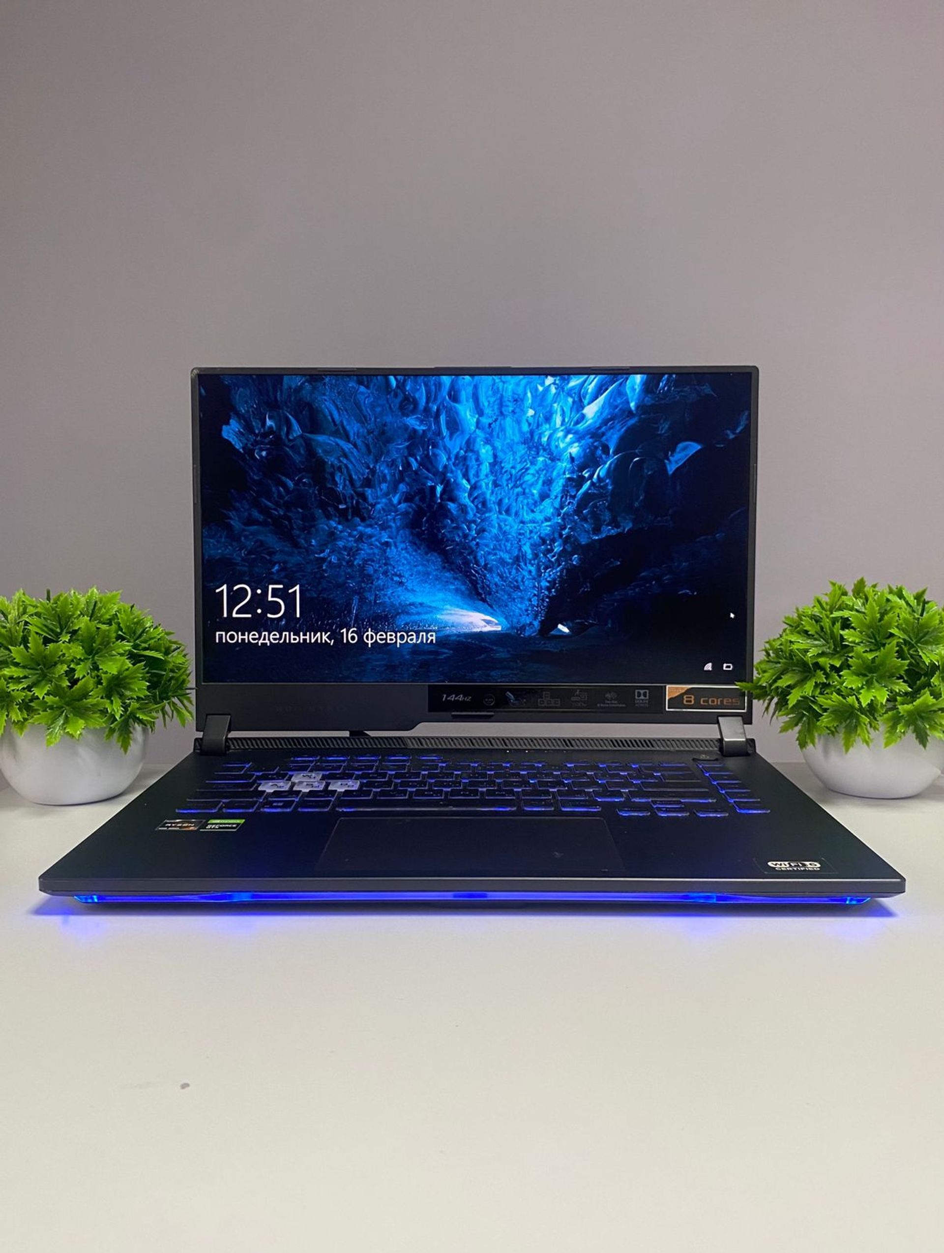 Ноутбук Asus ryzen 7 (4-е поколение) 2020-2022 (8 ядер / 16 потоков)  Intel Core i7  4-поколение  ядер 16 GB 500 GB 16 дюймов