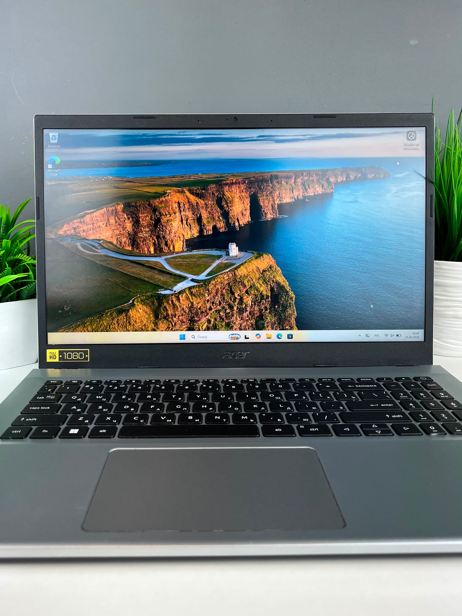 Ноутбук Acer Для работы и учебы  Intel Core i3  12-поколение  ядер 8 GB 500 GB 14 дюймов
