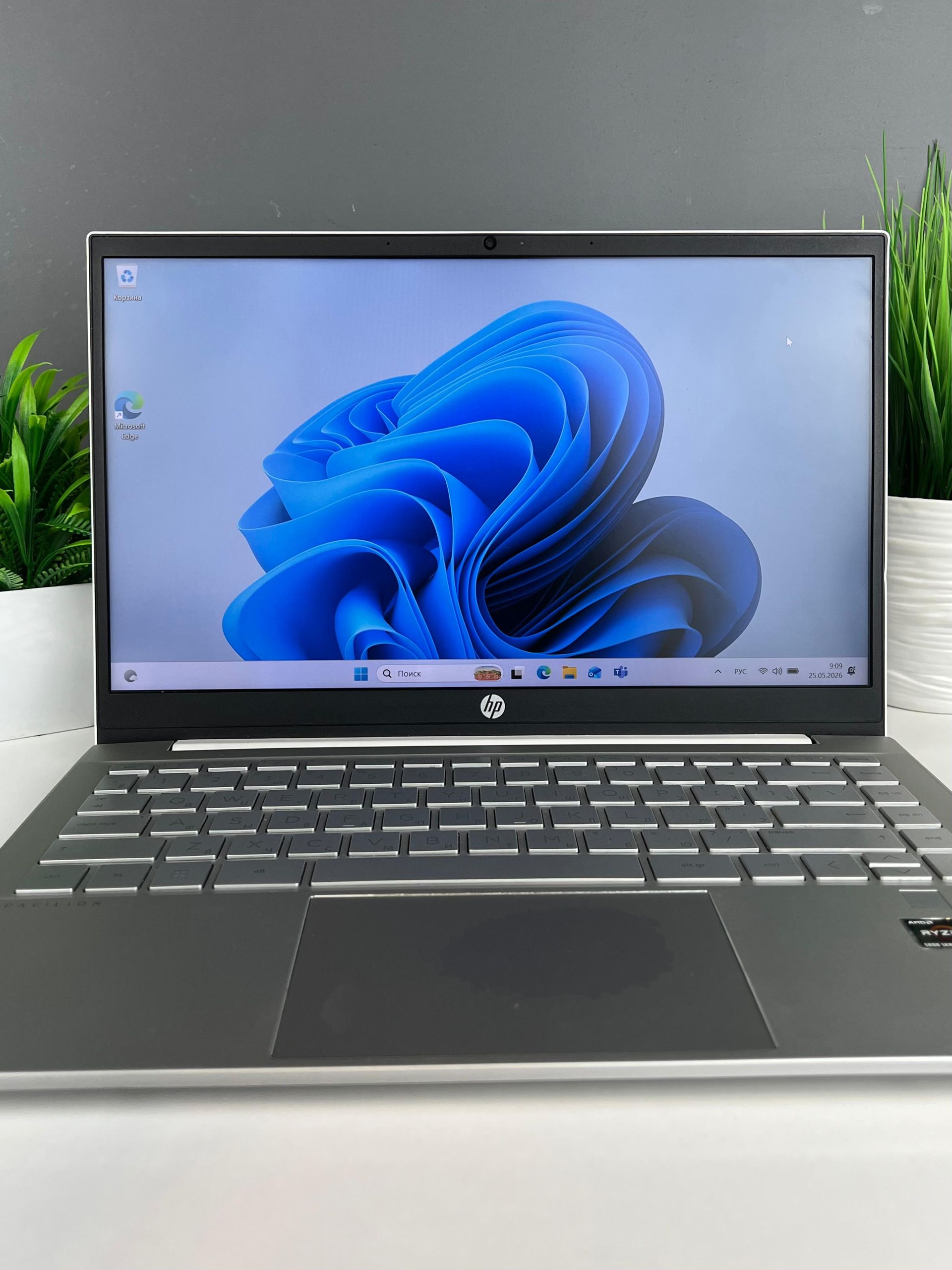 Ноутбук Hp ryzen 5 (5-е поколение) 2023 (6 ядер / 12 потоков) AMD Ryzen 5 5-поколение ядер 16 GB 512 GB 13 дюймов