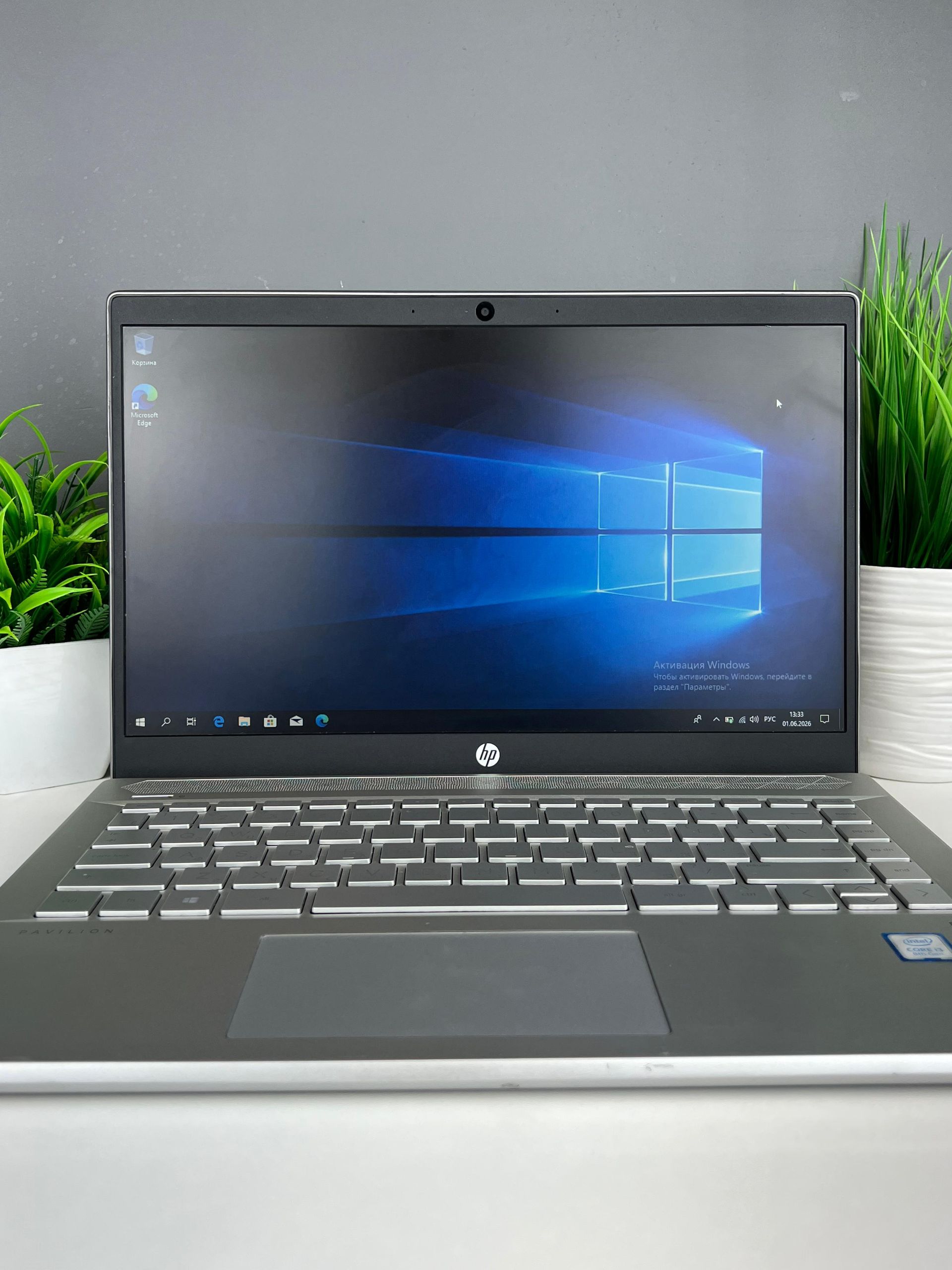 Ноутбук Hp Для работы и учебы  Intel Core i3  8-поколение  ядер 8 GB 256 GB 14 дюймов